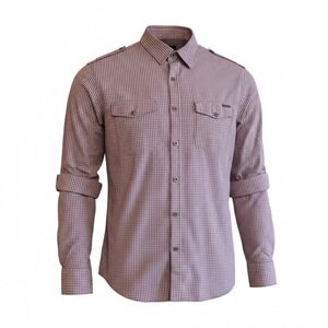 kenneth cole Button-down shirt mens large Purple Print
